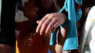 I tied her up n facefucked her hard, she cummed all over