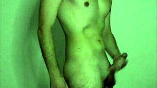 Young Amateur Performs Solo Webcam Massage Session