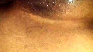 Latina Woman Poses Shaved and Hairless on Her Back