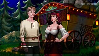 Wow! Big Tits Milf Gypsy Reads My Future!