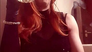 Transsexual Enjoys Smoking Cigarettes