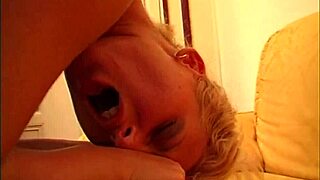 Russian blonde craves big cock for pussy riding