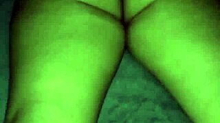 rica latina wife shows off her juicy pussy and ass in red thong