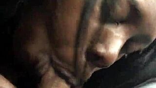 she gives a blowjob in the car