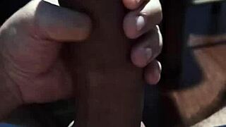 i'm stroking your cock and teasing you with my amateur touch, but oops i meant to say something else