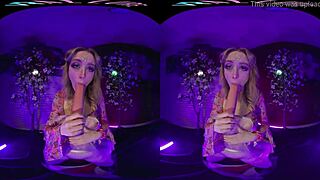 petite blonde vrallure masturbates with toys in voyeur scene