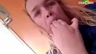 Milf with big tits shows off her assets