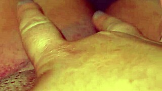 Miss69Peach's Shaved Solo Masturbation to Intense Orgasm