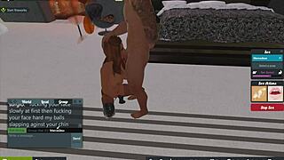 Mercedes meats Mr. Jones with intense blowjob and cumshot