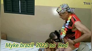 carnaval 2023 with larissa leite and myke brazil in steamy action