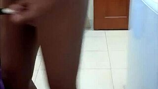 Seductive Solo Tease In Leopard Dress