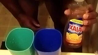 solo close up cock play while washing dishes 😏