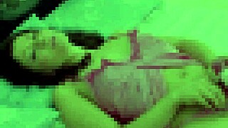 Classy babe teases with dildo in solo play