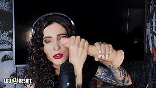 German cuckold feels intense emotions in femdom session with lou nesbit and lia louise