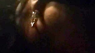 She boldly sucks and swallows this big black cock