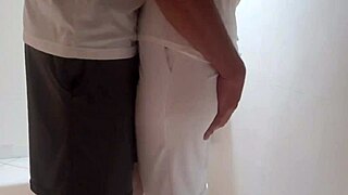 Real amateur wife receives creampie in homemade shaved pussy scene