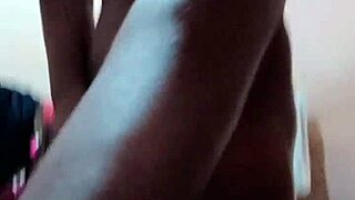 This indian guy spits and jerks off in the bathroom