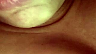 Fat asian bbw masturbates with big black monster cock during massage!