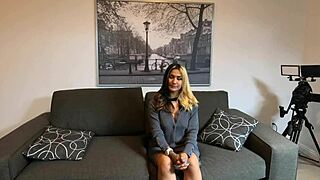 Latina Aleksa in Hardcore Casting Interview