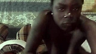 Ebony Cumslut Uses Dildo For Intense Creampie Action