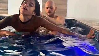 hey, did this hot babe just cum hard on my huge dick?