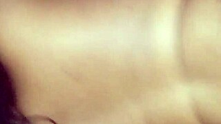 big booty girl bent over for doggystyle fucking, ass clapping hard.