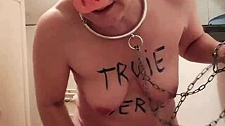 Slave girl submits in pig mode, craving more bdsm humiliation