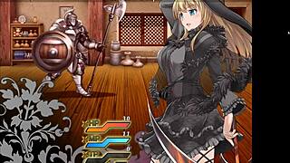 Saint Emiliana Hentai Game Cap1: Blonde Blowjob With Big Tits And Cumshot!