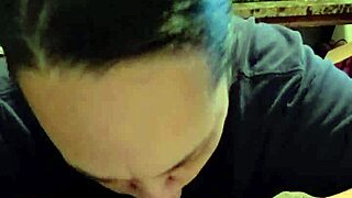 Intense Blowjob Sucking with Deep Throat Action and Saliva Dripping