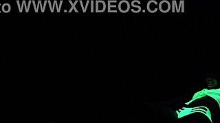 Dayanara's black light sex from POV, hardcore and fetish