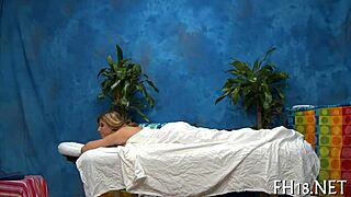 Detailed hot massage session