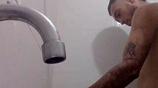 rico enjoys a relaxing bath