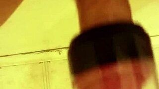 straight tx man pumping penis hard with tube 😜