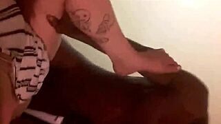 Black bbc fucks white girl