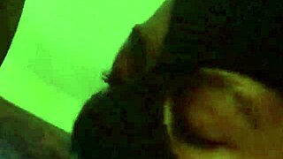 Throatbaby Intensely Devours That Big Black Cock with Deep Blowjob Skills