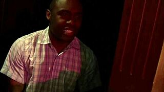 Stunning Brunette Beauty Gets Throat Hammered by Black Monster Cock