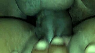 Feeling the intense pleasure of a 22cm black cock fucking until orgasm.