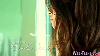 petite lesbo couldn’t resist tasting that teen’s sweet body. she dove in with kisses.