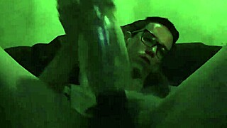 Gay meu experiments with a playful toy in private