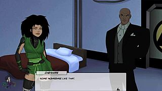 Oh, in DC Comics Unlimited, Cheshire the young 18+ becomes our BDSM slave!