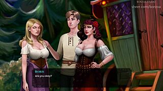 Blonde Gipy with Big Tits Meets for First Time in Wagon