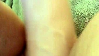 She's a naughty milf using toys on live stream.