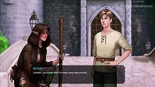 his first time fucking her wet pussy after she saw his huge cock