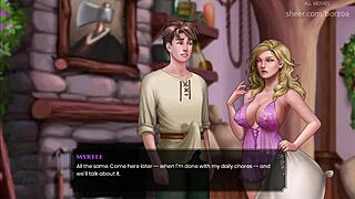 his first time fucking her wet pussy after she saw his huge cock