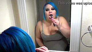 Spy on Kyra Hellfire in this naked lesbian compilation.