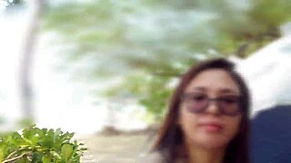 i risked it all for solo fun on the island, getting cum in mouth outdoors.