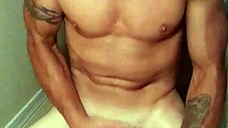 Wyocock1982 strokes his cock in retro style