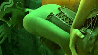 sombra gets bent over for rough doggystyle action