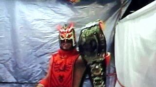 Dragonfly takes on Adriana Milano in UIWP mixed wrestling match.