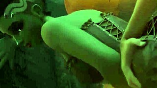 sombra gets bent over for rough doggystyle action